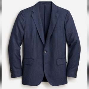 J. Crew Ludlow Tollegno 1900 Italian Make Men's Blazer In Navy Blue Size 42L